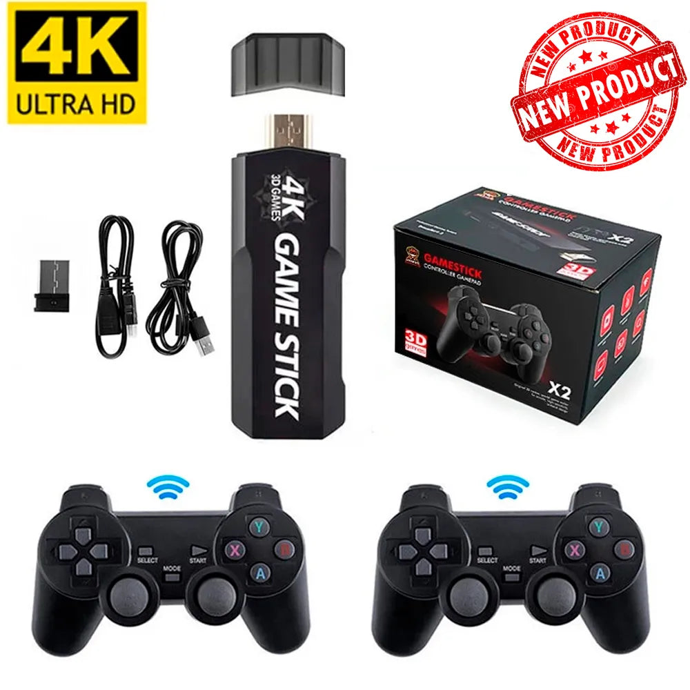 🎮 GD10 Plus 4K RetroConsole – Over 30,000 Games in Stunning 4K with Dual Controllers